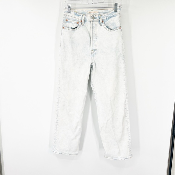 Levi's Denim - Levi's Ribcage Straight Button Fly Jeans High Rise